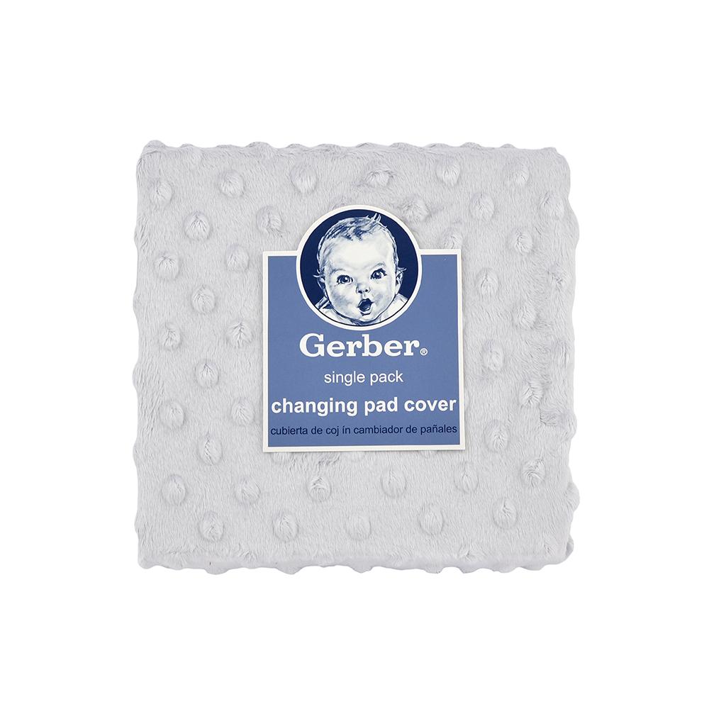 1-Pack Neutral Grey Changing Pad Cover, view 2