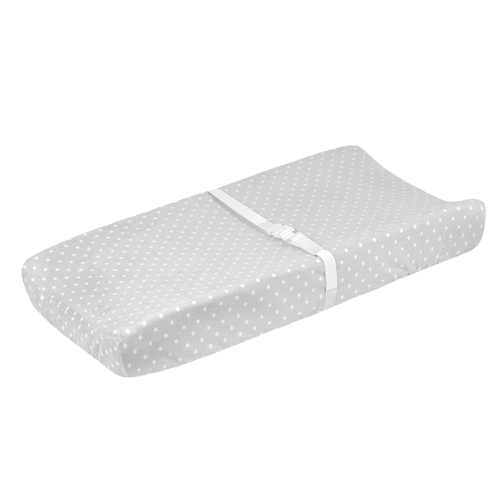 1-Pack Neutral Grey Dot Changing Pad Cover
