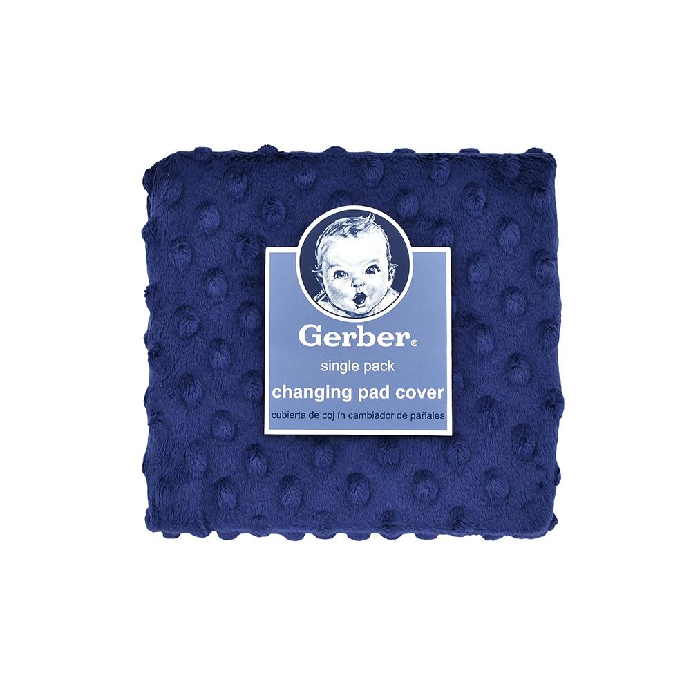 1-Pack Boys Navy Changing Pad Cover, view 2