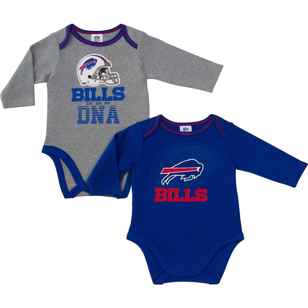 Bills Baby Boys 2-Pack Long Sleeve Bodysuit