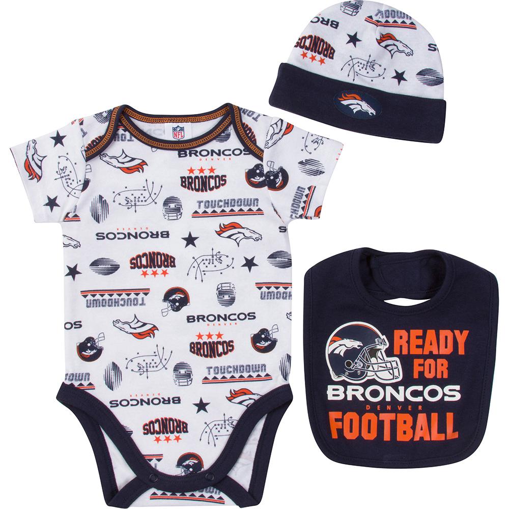 Broncos Baby Boy Bodysuit, Cap and Bib Set, close-up detail 186110