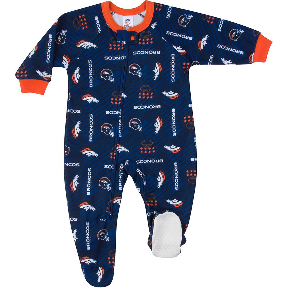 Broncos Baby Boy Blanket Sleeper, close-up detail 186130