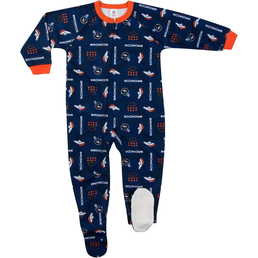 Broncos Toddler Blanket Sleeper, close-up detail 186131