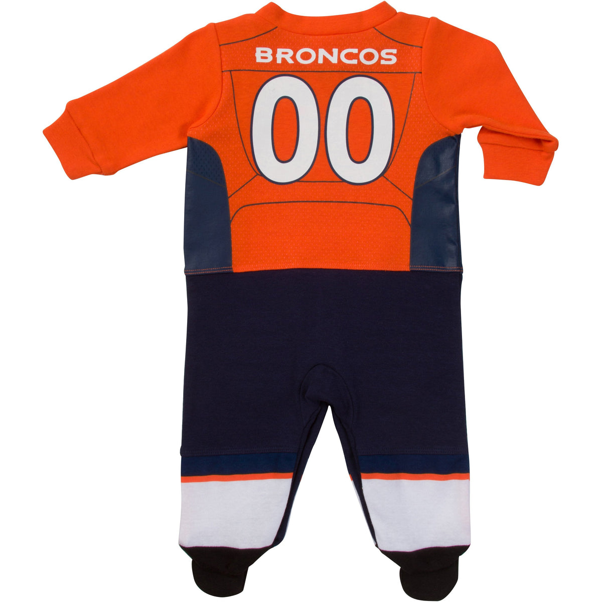 Denver Broncos Baby Boys Footed Footysuit, close-up detail 186290, view 1