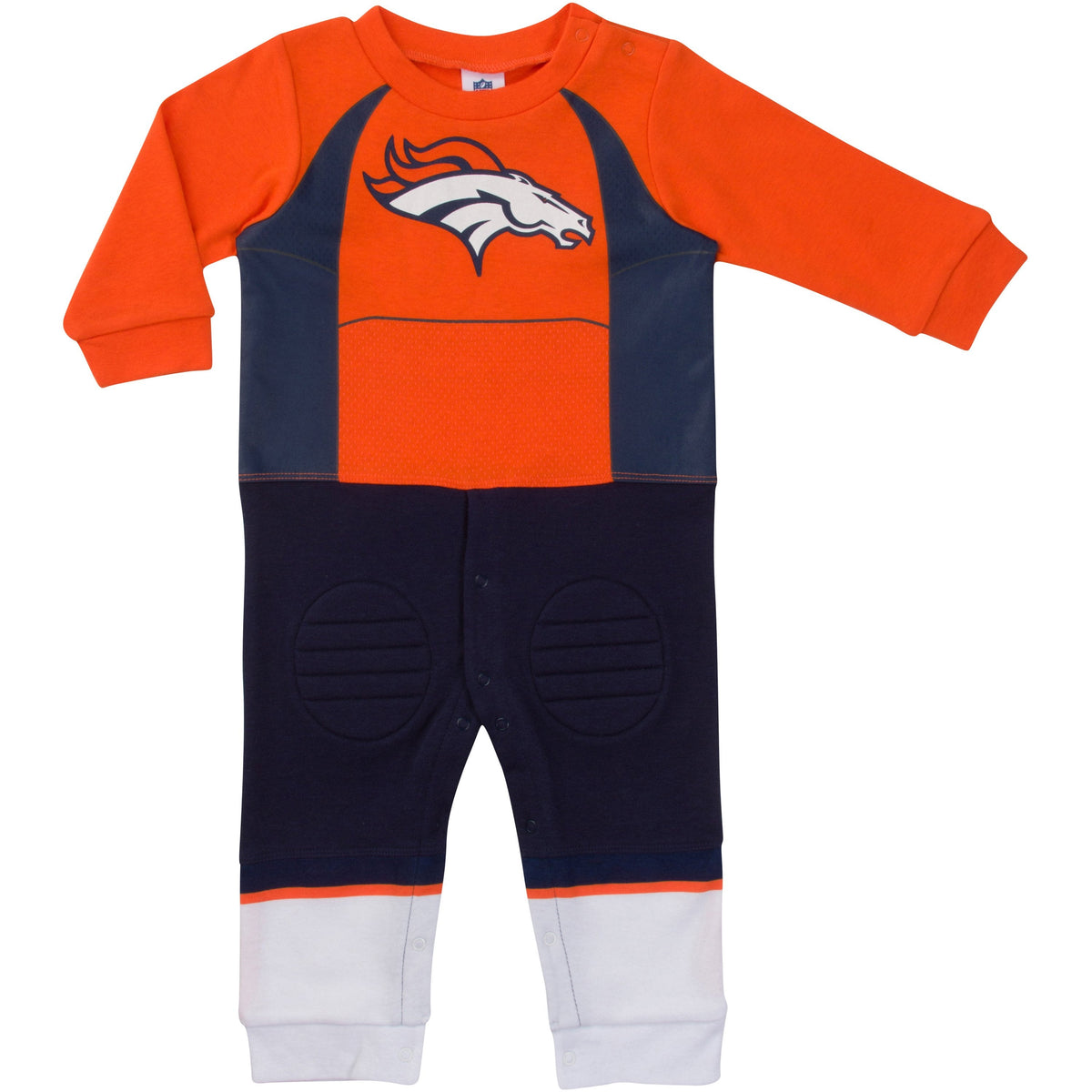 Denver Broncos Baby Boys Footysuit, close-up detail 186291, view 2