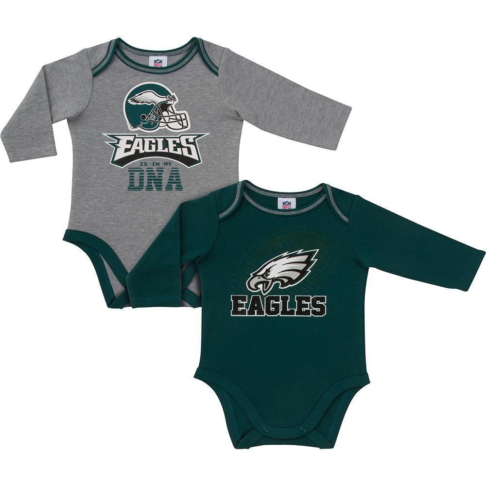 Eagles Baby Boys 2-Pack Long Sleeve Bodysuit