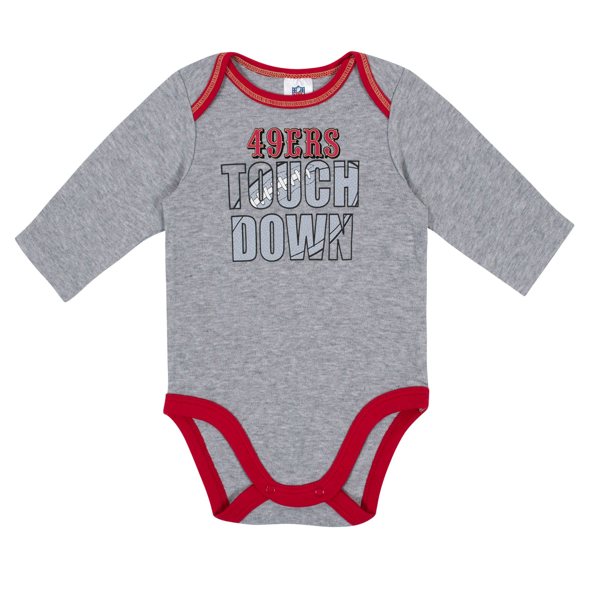 2-Pack Baby Boys 49ers Long Sleeve Bodysuits, additional view 2