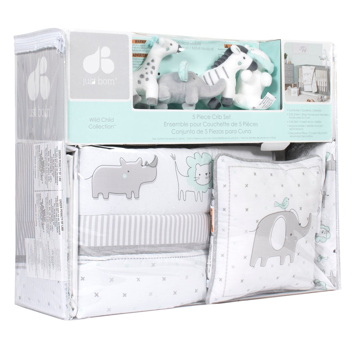 Wild Child 5-Piece Bedding Set