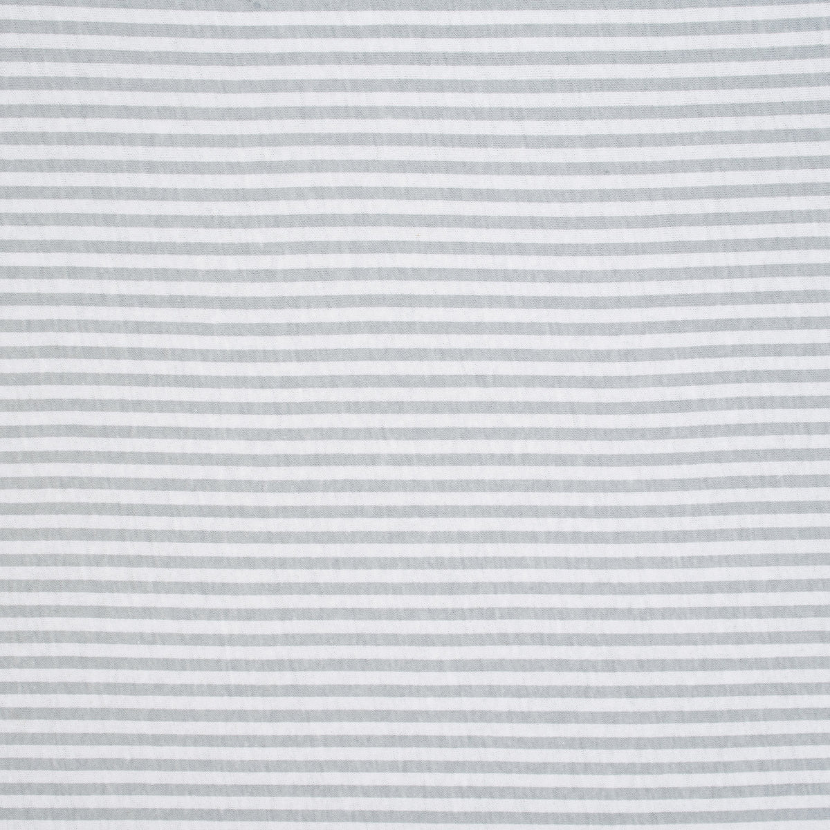 1-Pack Neutral Grey Stripe Organic Fitted Crib Sheet, view 3