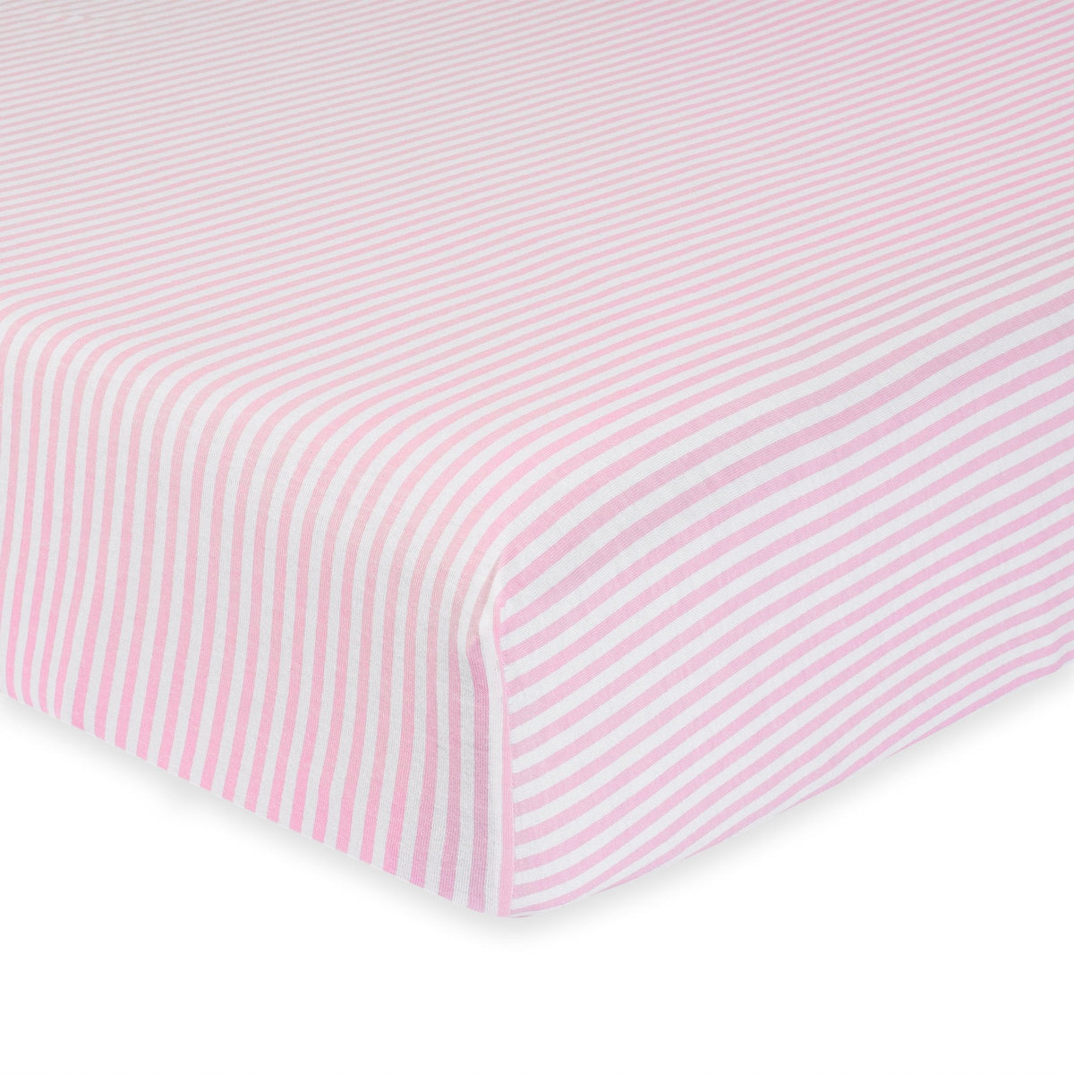 1-Pack Girls Pink Organic Fitted Crib Sheet