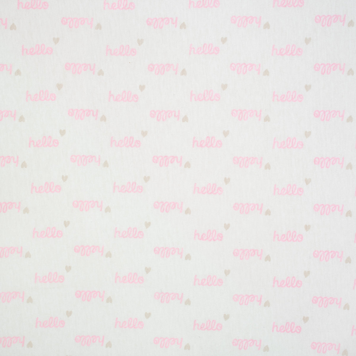 1-Pack Girls Hello Pink Organic Fitted Crib Sheet, view 3