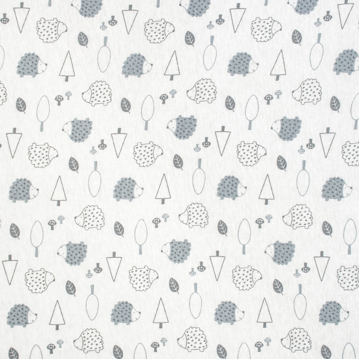 1-Pack Neutral Hedgehog Organic Fitted Crib Sheet, view 3