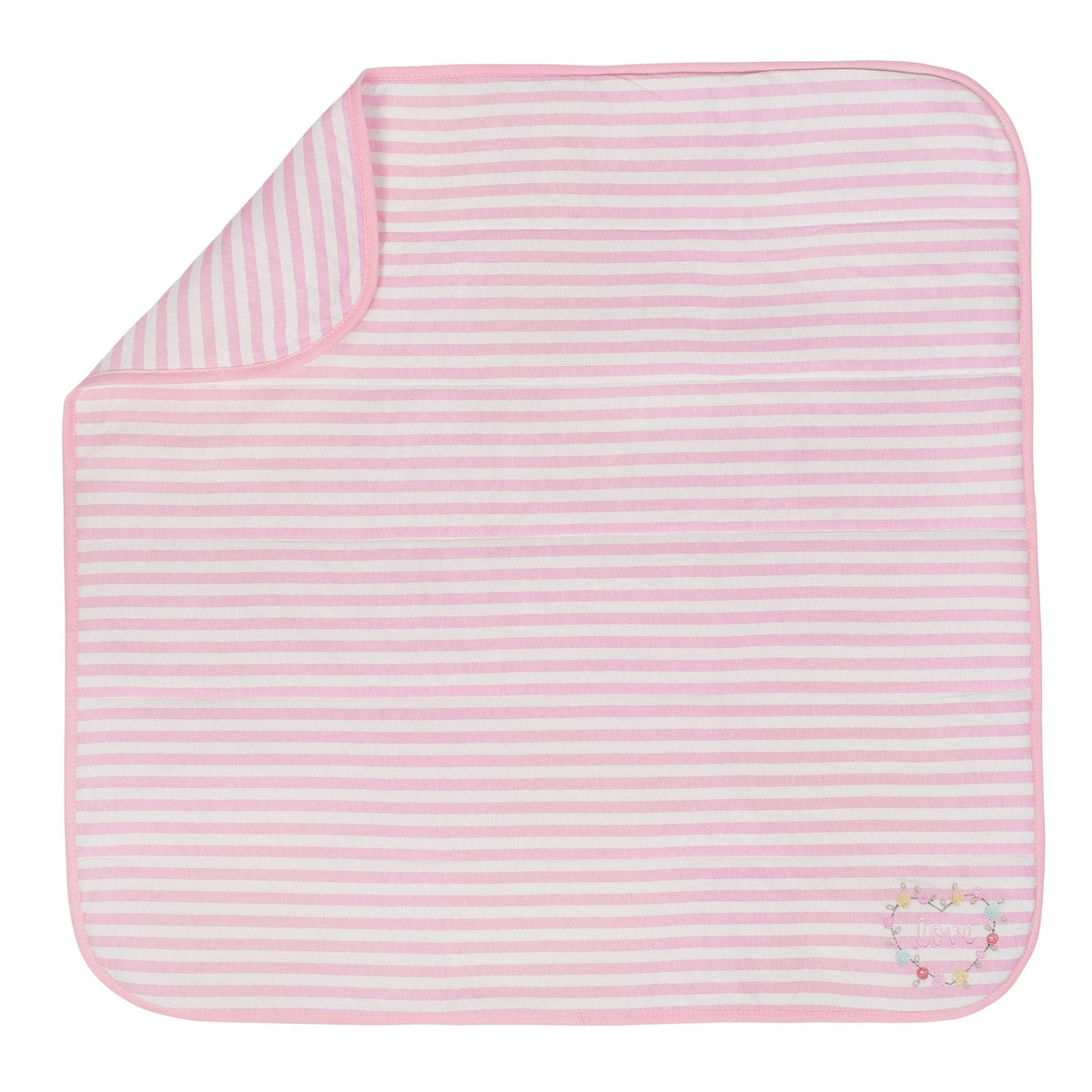 1-Pack Girls Pink Organic 2 Ply Blanket