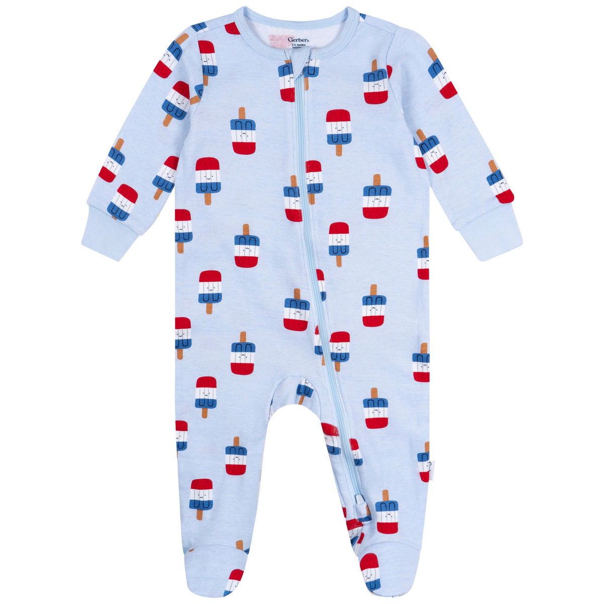 Baby Neutral Patriotic Popsicles Sleep 'N Play-Gerber Childrenswear Wholesale