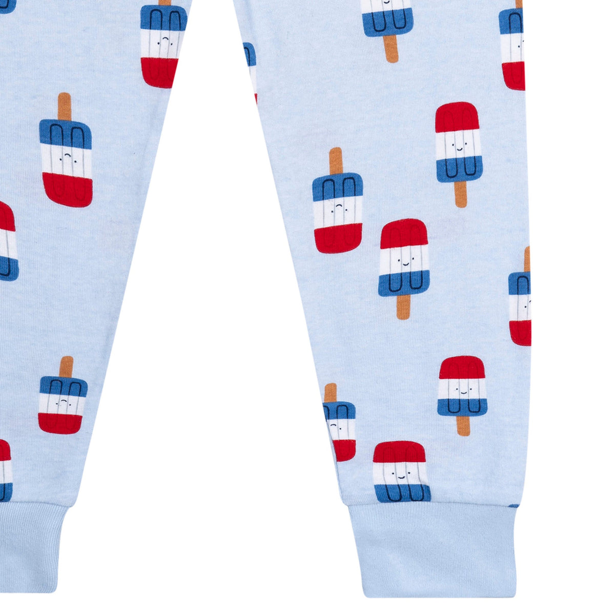 2-Piece Infant & Toddler Neutral Patriotic Popcicles Cotton Pajamas-Gerber Childrenswear Wholesale