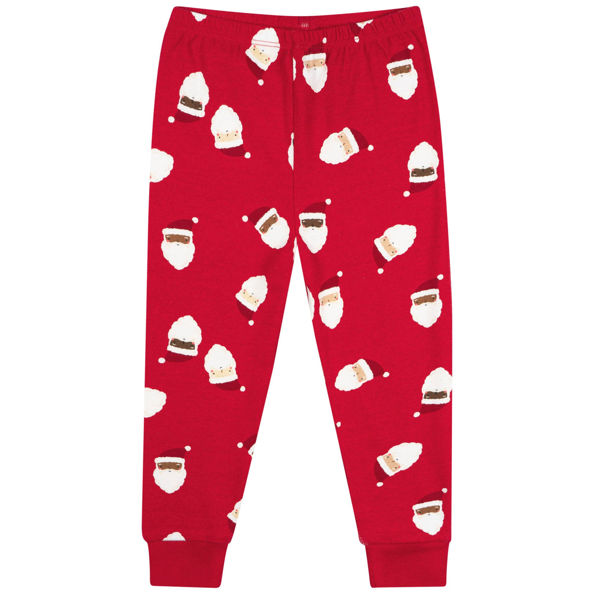 2-Piece Infant & Toddler Neutral Santa Faces Cotton Pajamas-Gerber Childrenswear Wholesale
