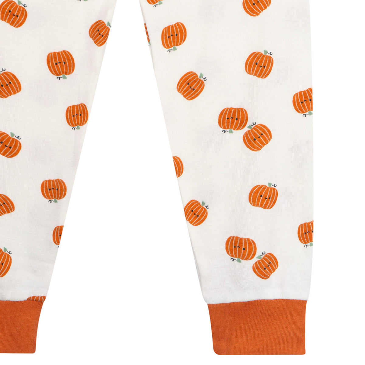 2-Piece Infant & Toddler Neutral Smiling Pumpkins Cotton Pajamas-Gerber Childrenswear Wholesale