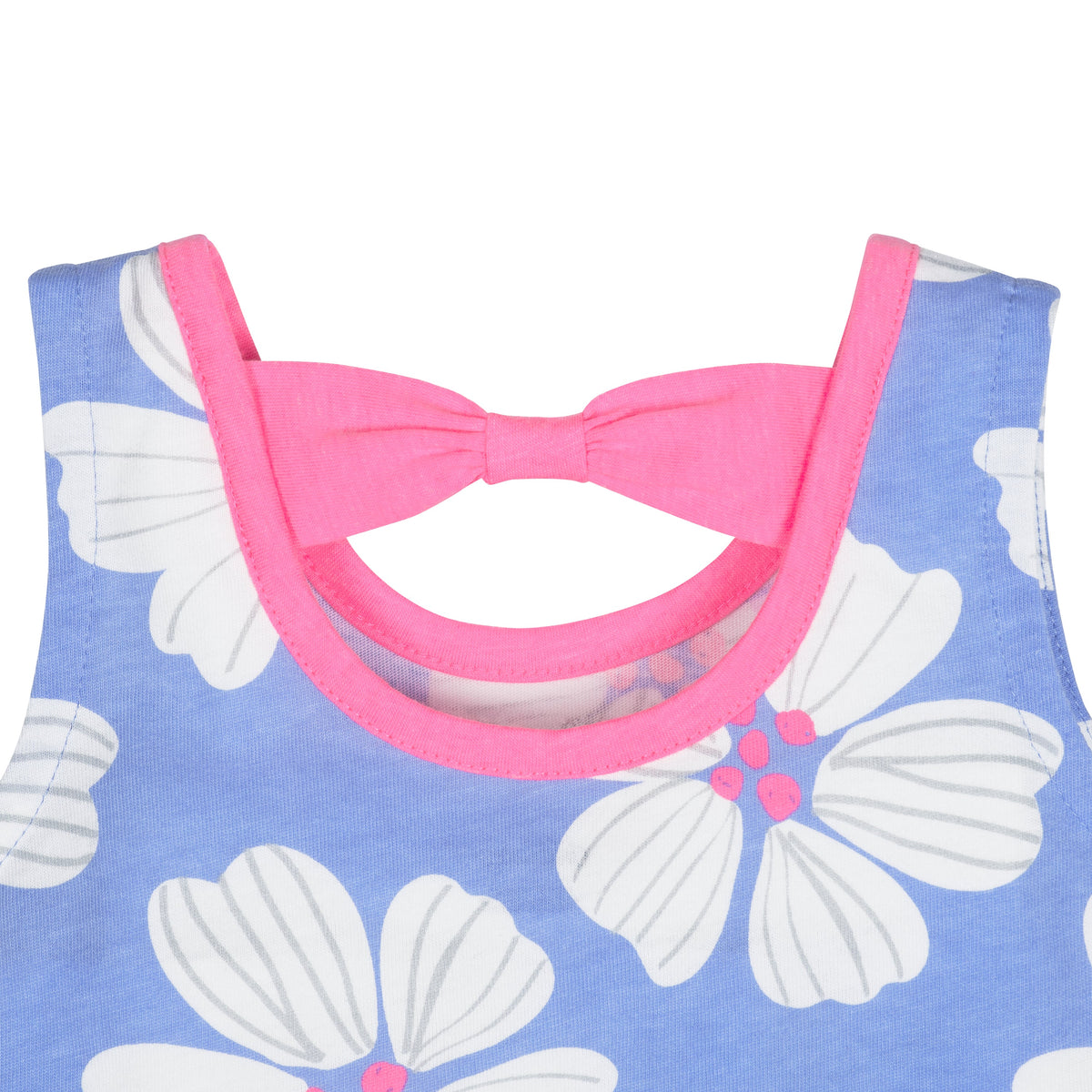Baby and Toddler Girls Big Flower Tunic, view 2
