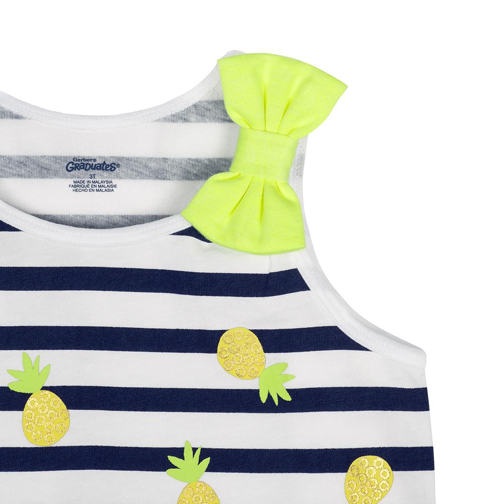 1-Pack Girls Pineapple Top, view 2