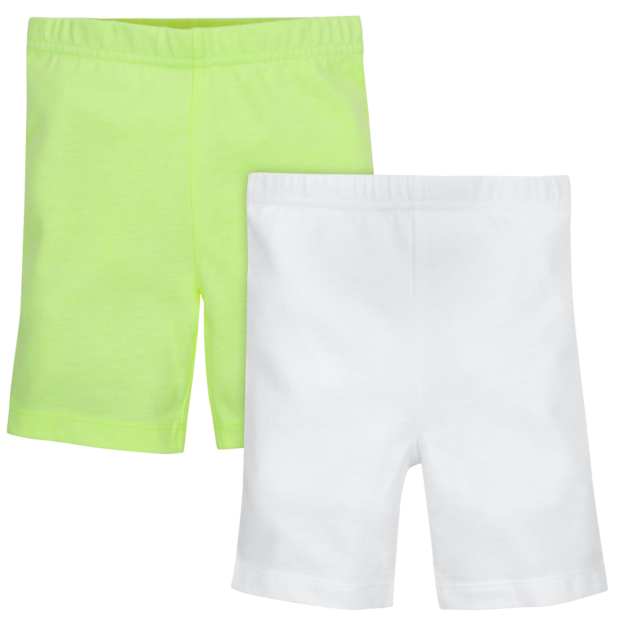 2-Pack Baby and Toddler Girls Neon Shorts