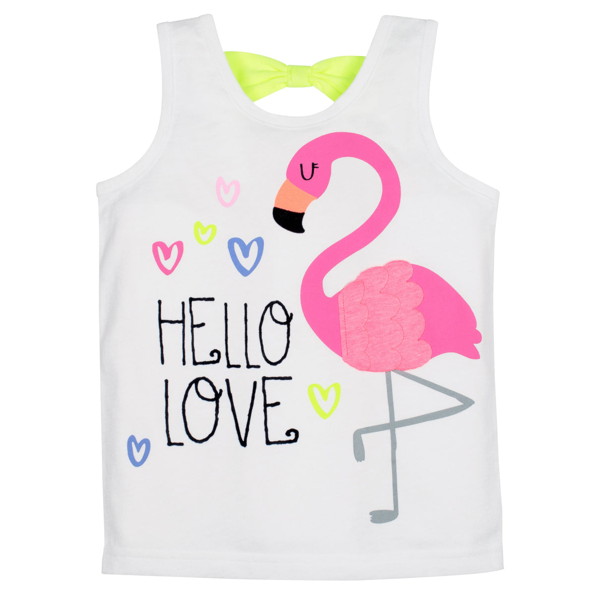 2-Pack Baby and Toddler Girls Flamingo Top, view 2