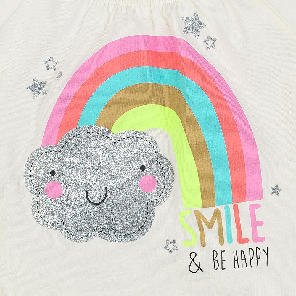 2-Pack Girls Sunshine & Rainbow Long Sleeve Tops, additional view 1, view 5