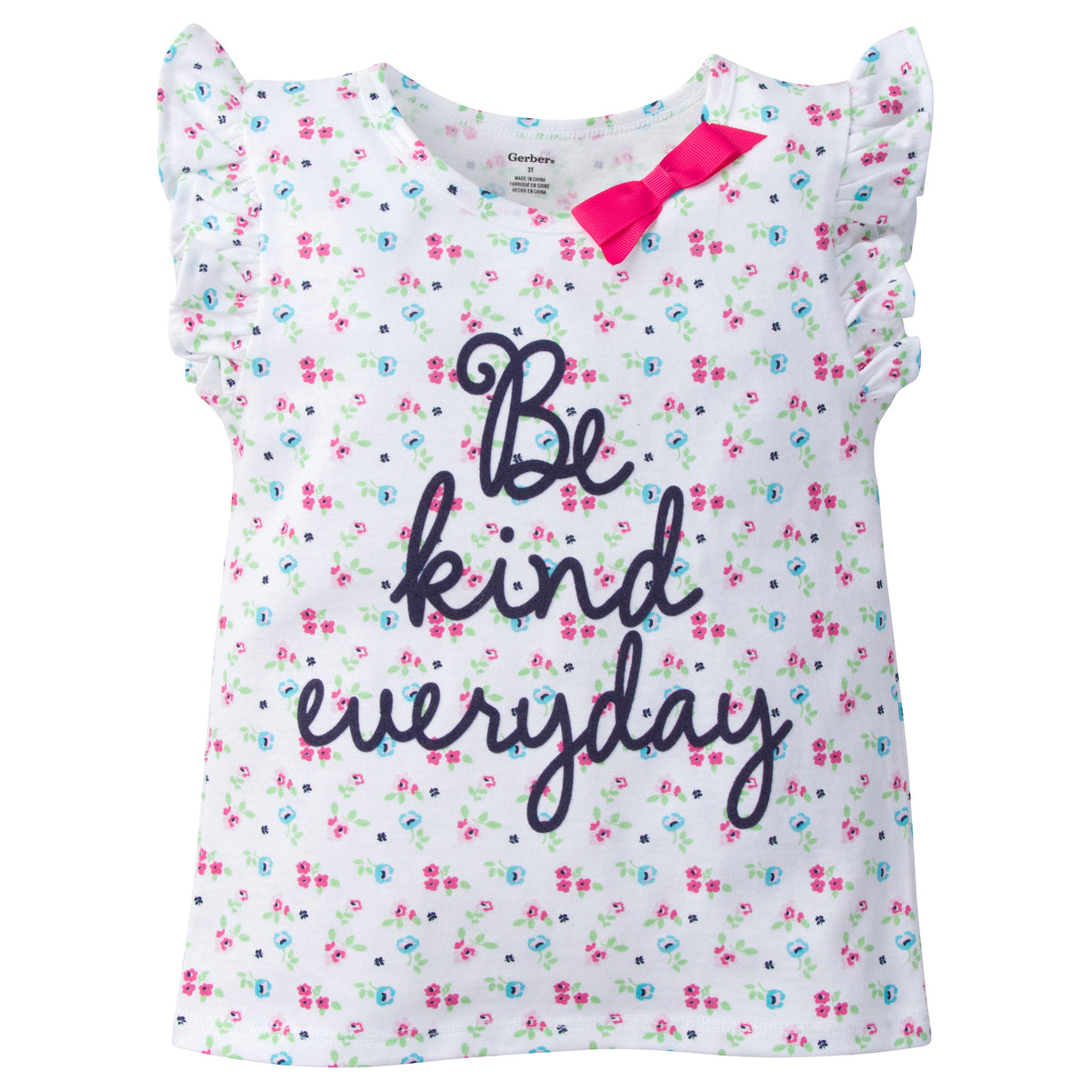 Girls 'Be Kind' Short Sleeve Top
