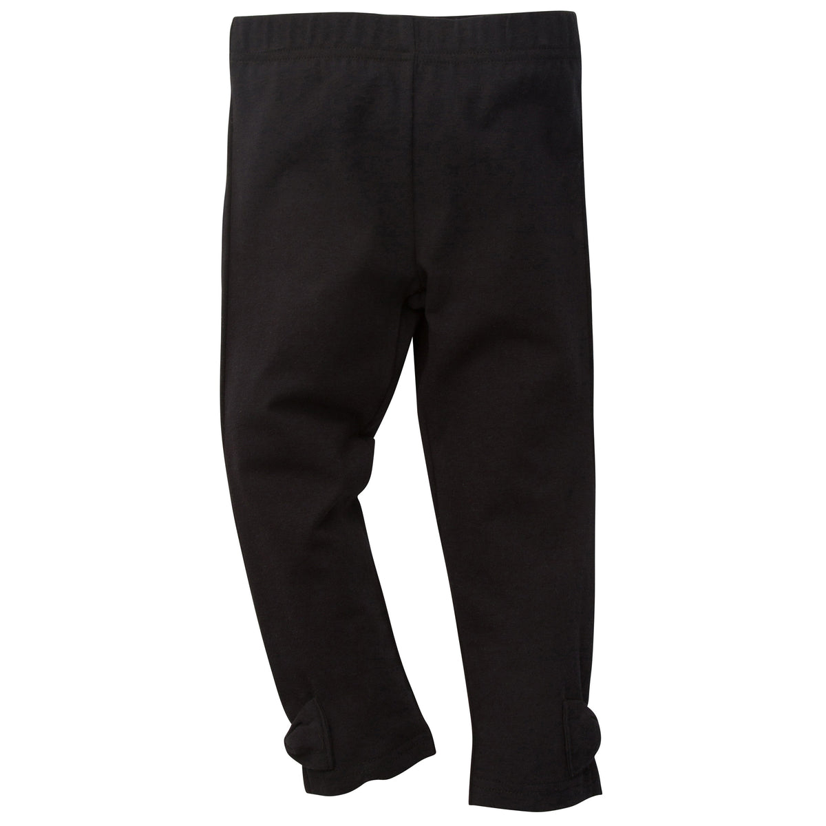 Girls Black Bow Leggings