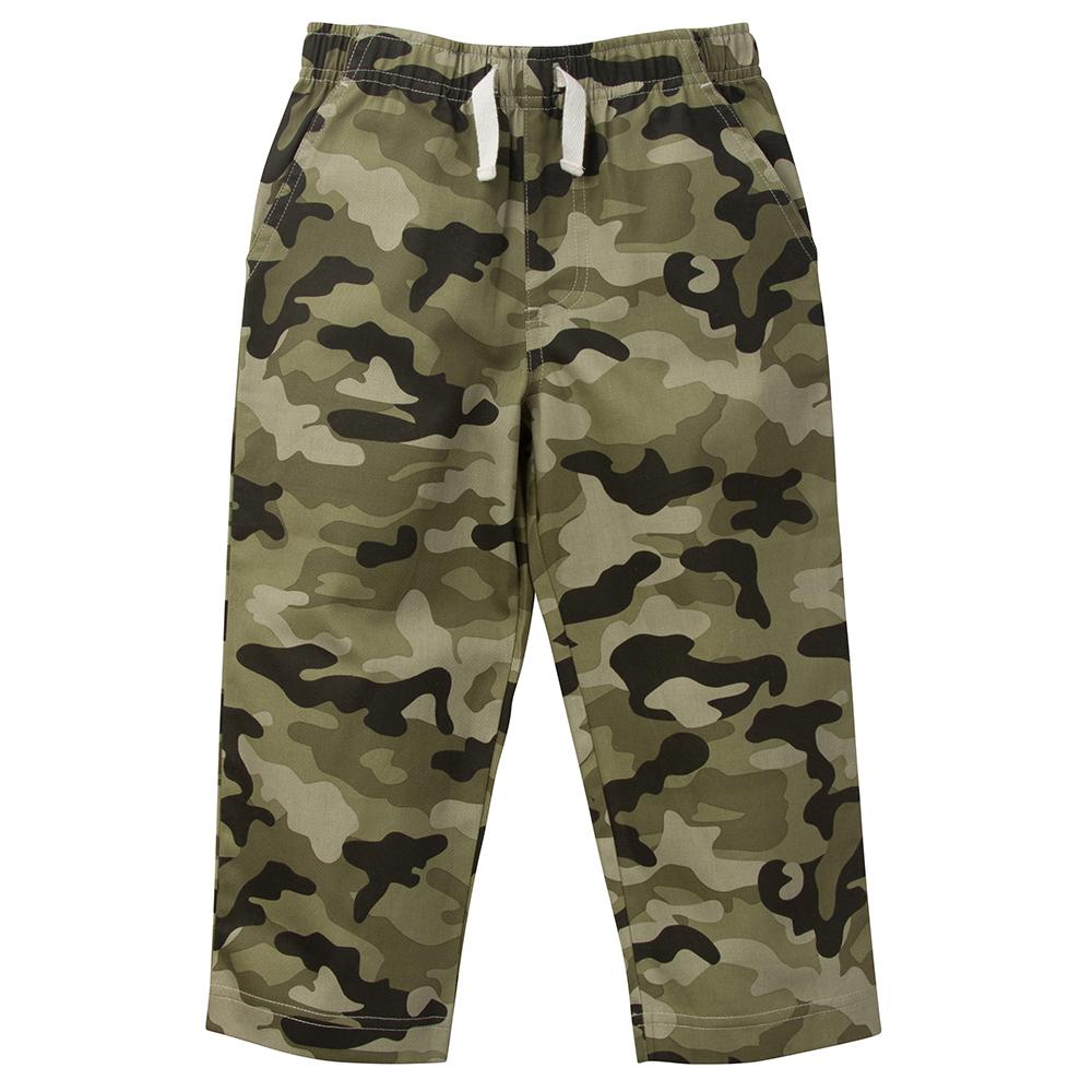 2-Pack Infant & Toddler Boys Camo and Khaki Woven Twill Pants, view 2