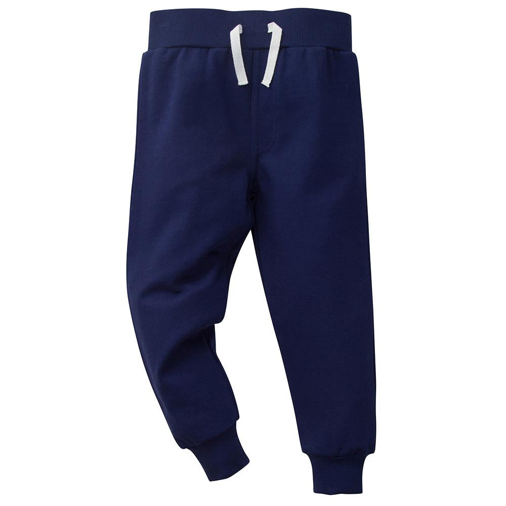 2-Pack Infant & Toddler Boys Navy and Grey French Terry Pants, view 2