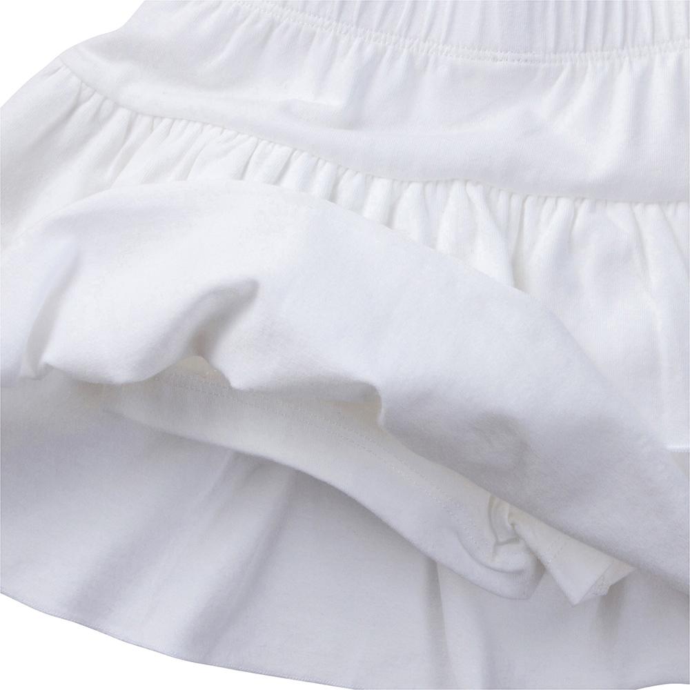 1-Pack Infant & Toddler Girl Fashion Skort in White, additional view 1