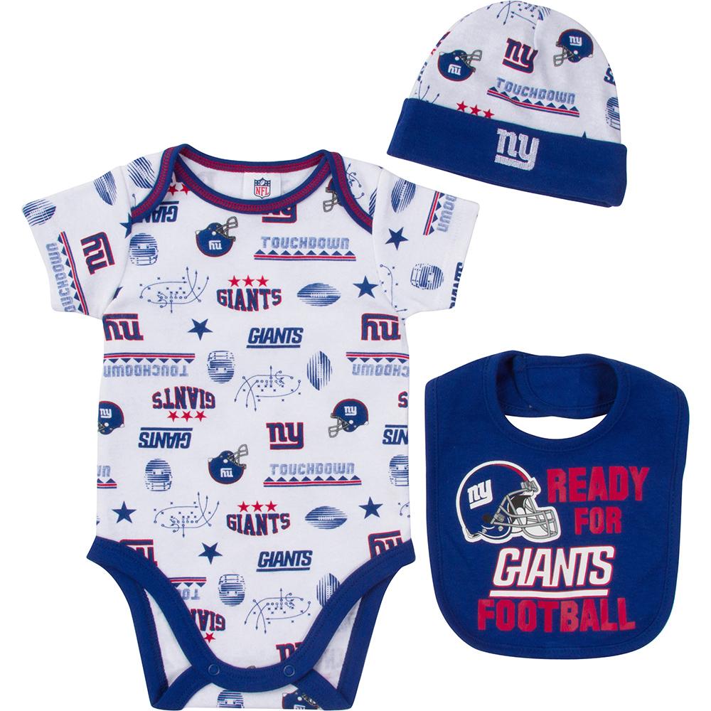 Giants Baby Boy Bodysuit, Cap and Bib Set