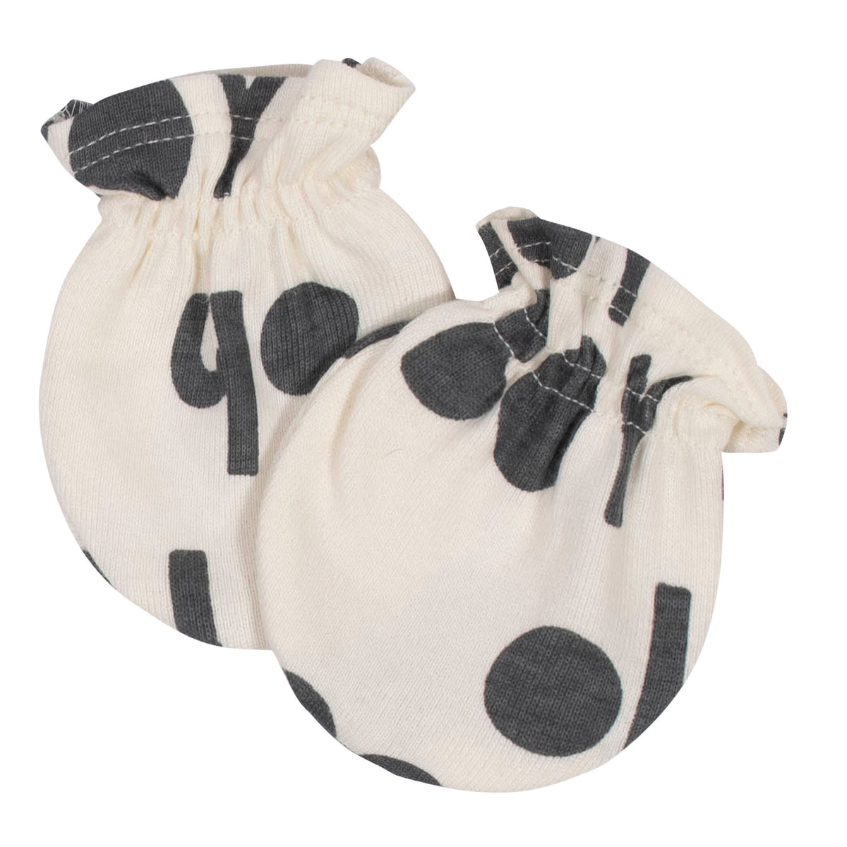 4-Pack Baby Boys Bicycle Organic Mittens