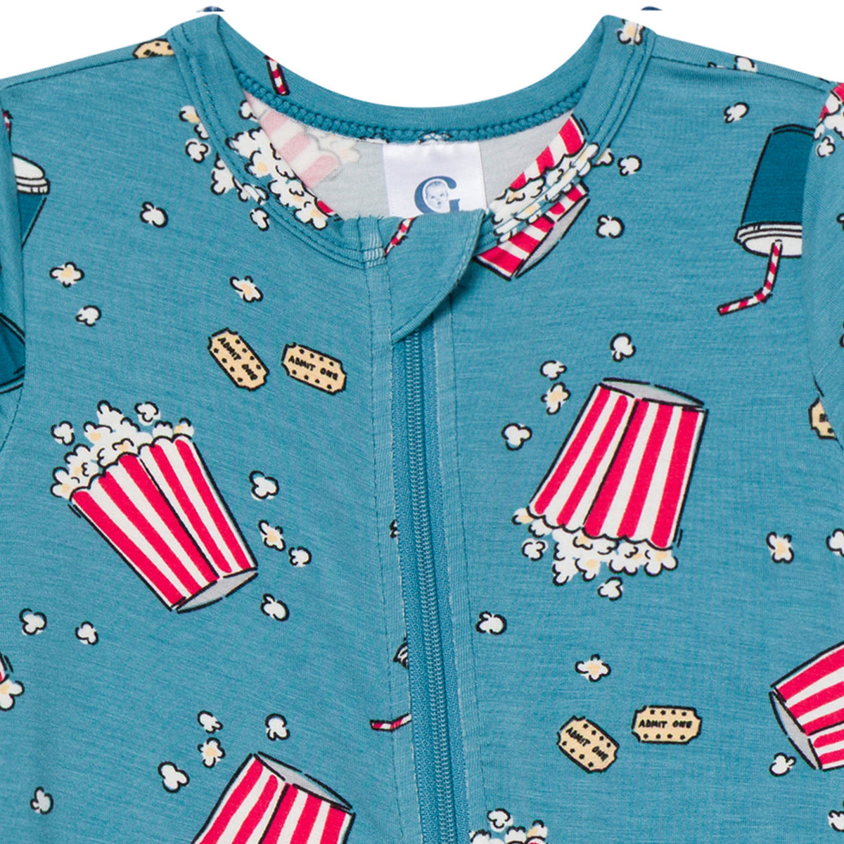 Baby & Toddler Neutral Movie Night Snug Fit Footed Pajamas-Gerber Childrenswear Wholesale