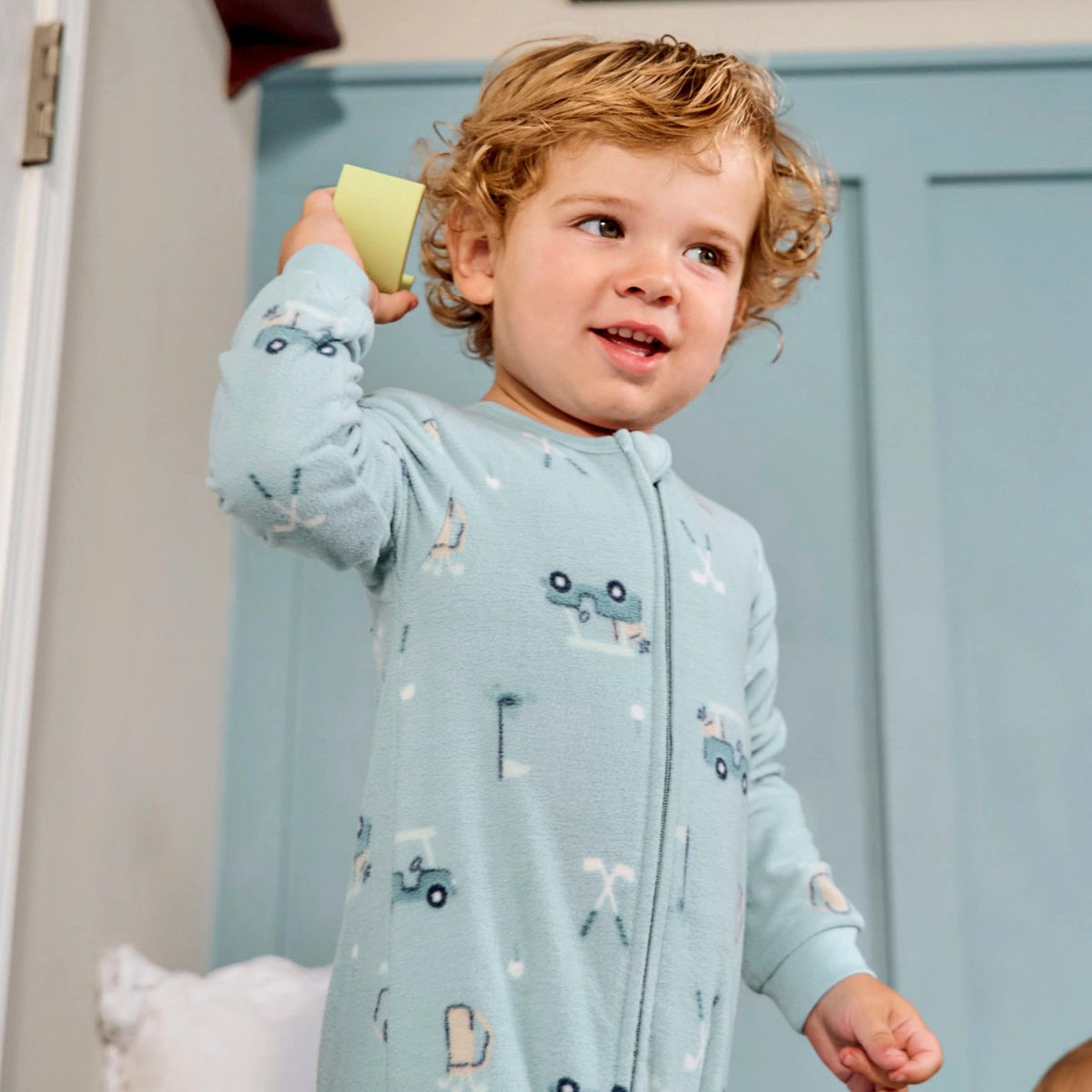 Baby & Toddler Boys Golf Footed Fleece Pajamas-Gerber Childrenswear Wholesale