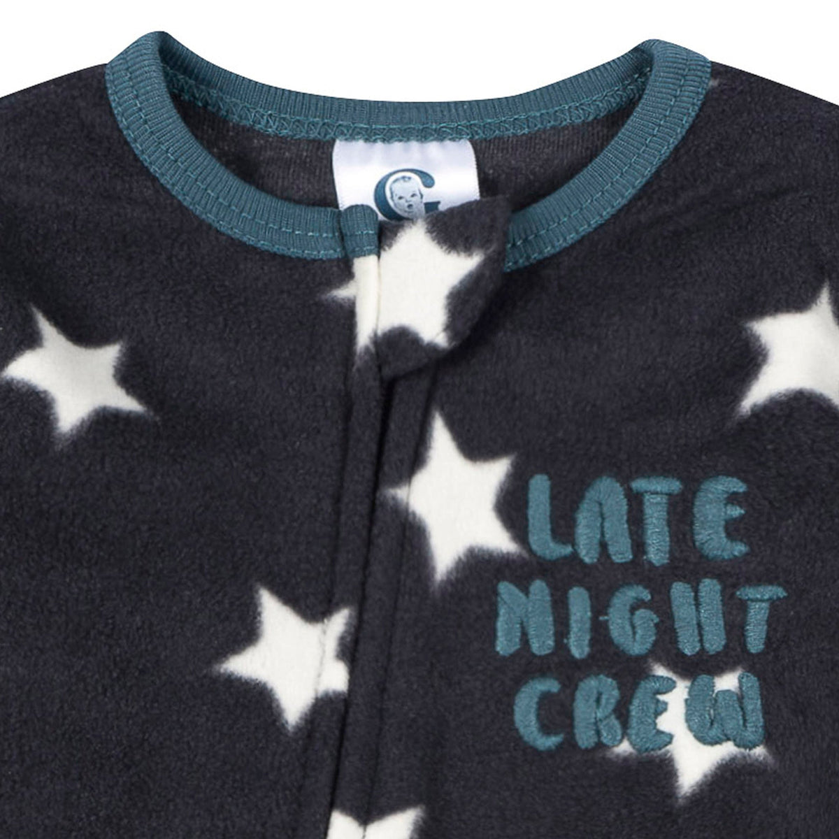 Baby & Toddler Boys Stars Footed Fleece Pajamas-Gerber Childrenswear Wholesale