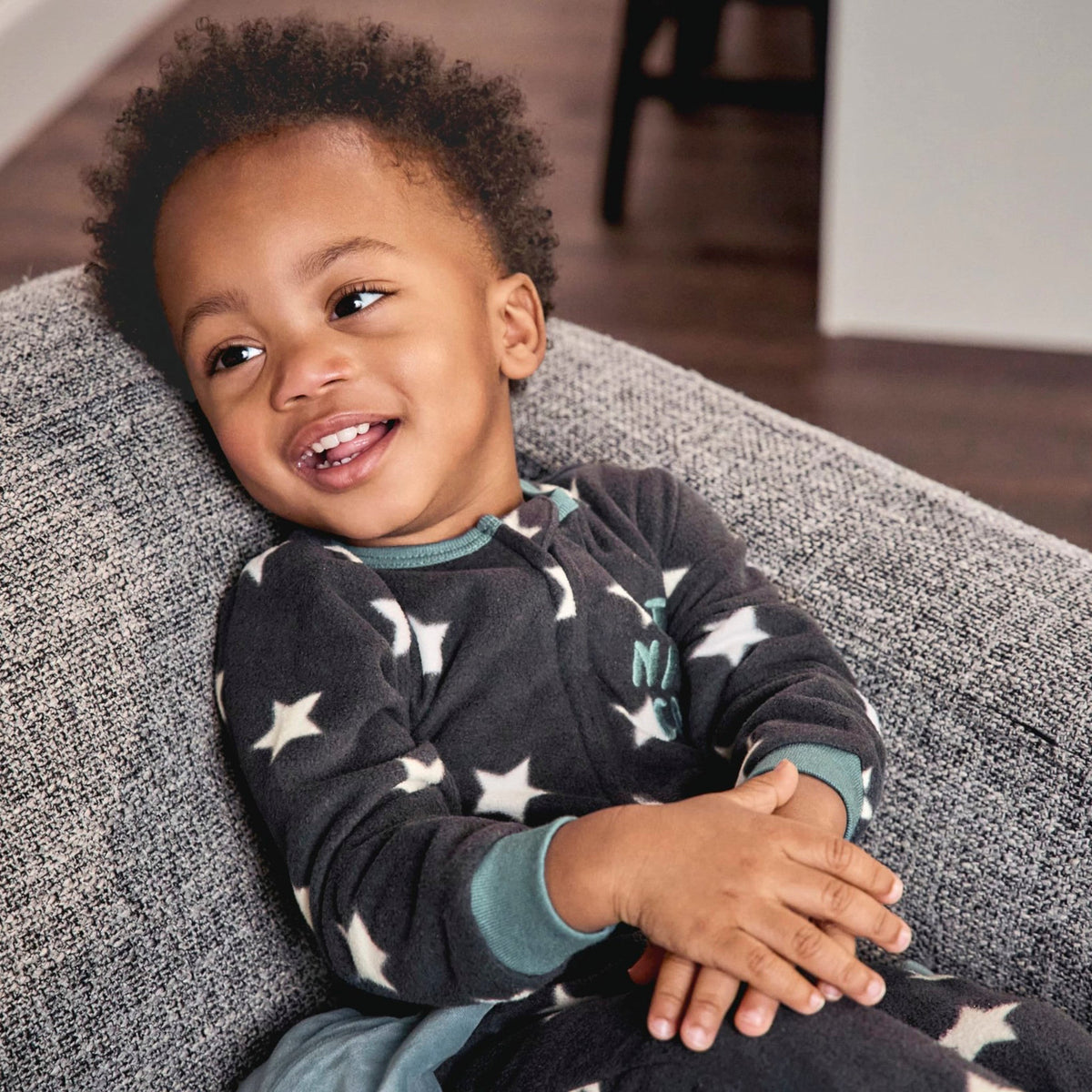 Baby & Toddler Boys Stars Footed Fleece Pajamas-Gerber Childrenswear Wholesale
