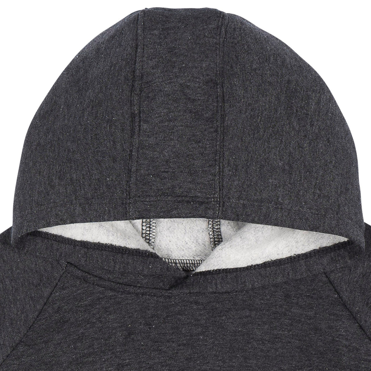 Baby & Toddler Neutral Charcoal Heather Pullover Hooded Sweatshirt-Gerber Childrenswear Wholesale