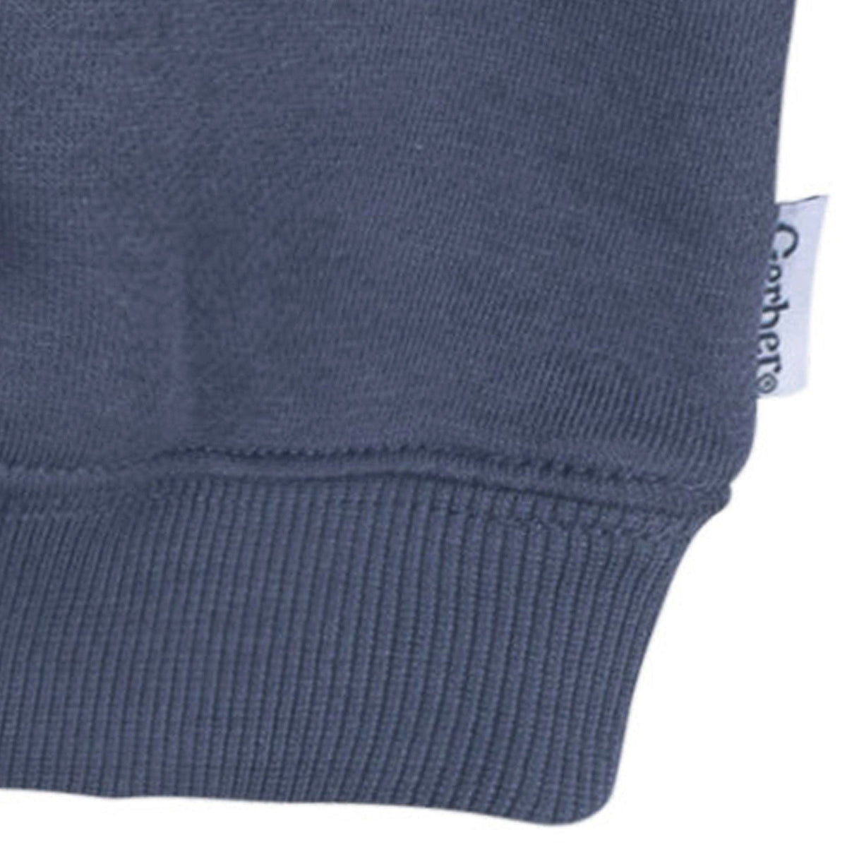 Baby & Toddler Neutral Navy Pullover Hooded Sweatshirt-Gerber Childrenswear Wholesale