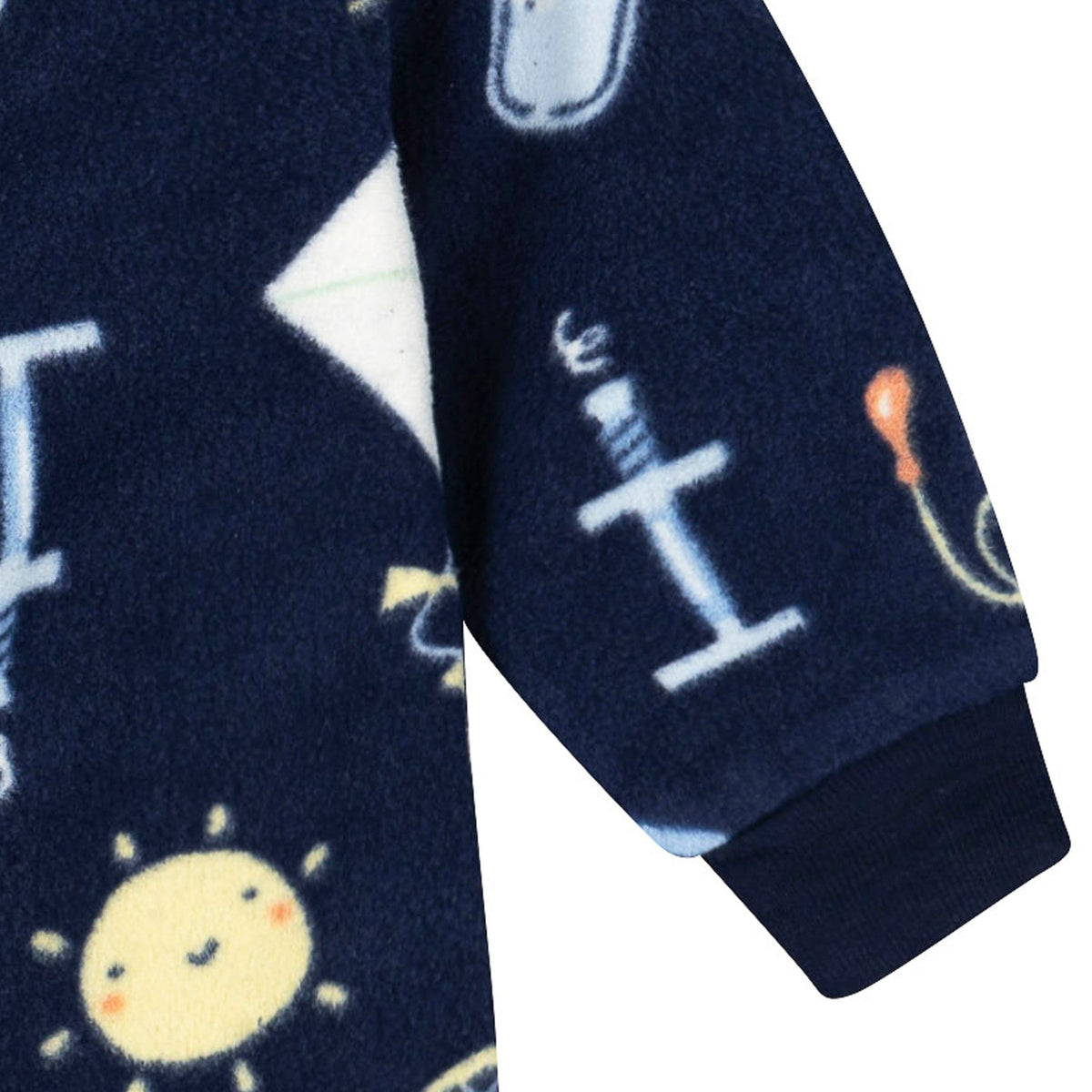 Baby & Toddler Neutral Playtime Footed Fleece Pajamas-Gerber Childrenswear Wholesale