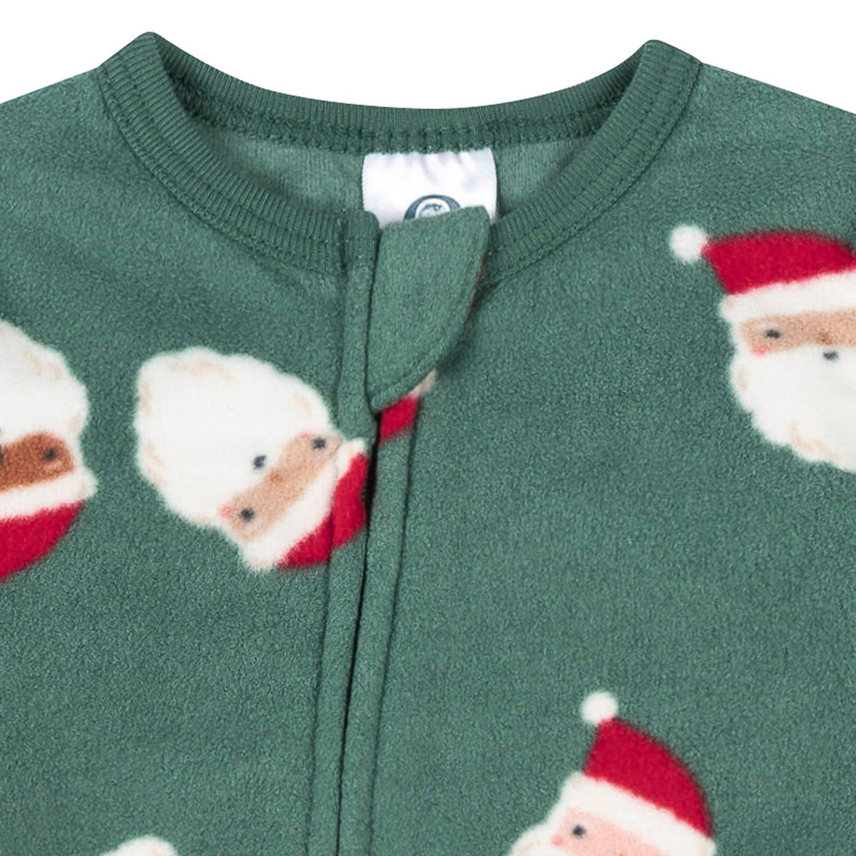 Baby & Toddler Neutral Santas Footed Fleece Pajamas-Gerber Childrenswear Wholesale