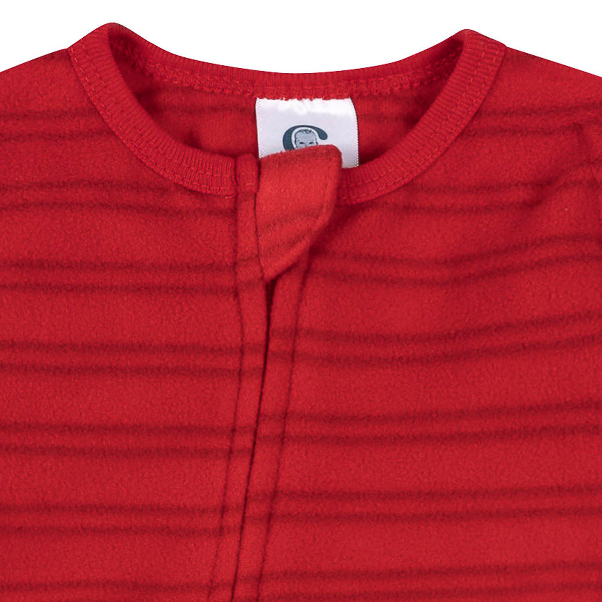 Baby & Toddler Neutral Stripe Footed Fleece Pajamas-Gerber Childrenswear Wholesale