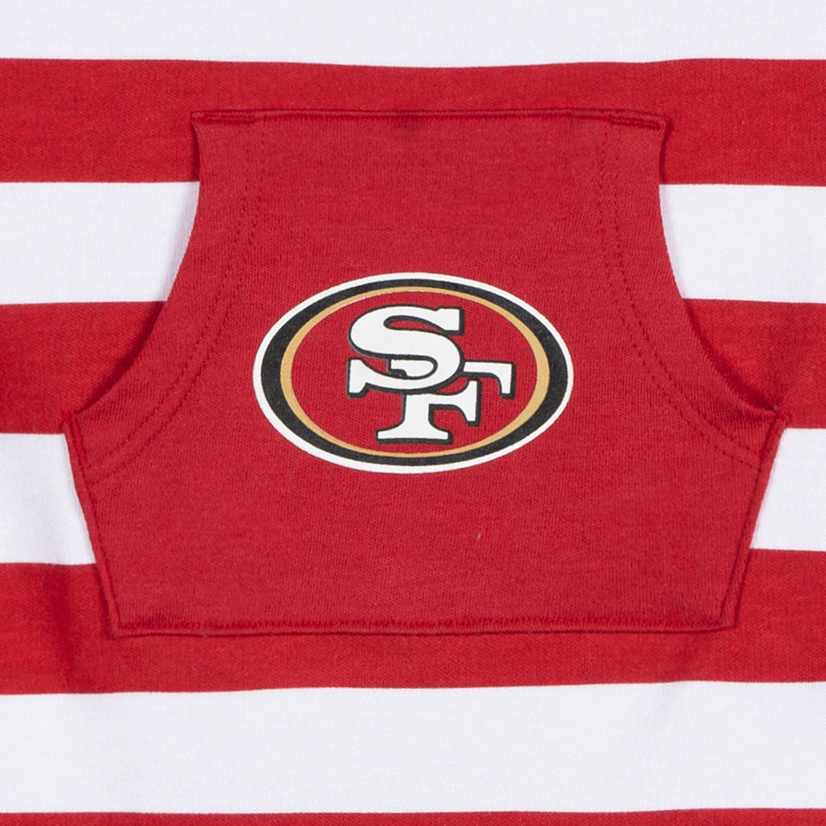 Baby Boys 49ers Football Pajamas With Pouch, view 3