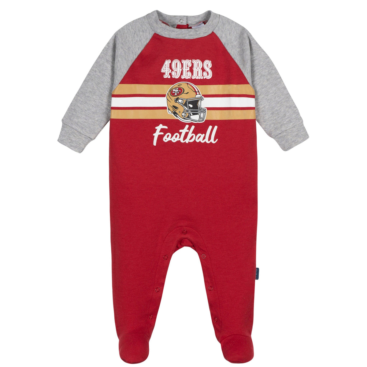 Baby Boys 49ers Footed Pajamas