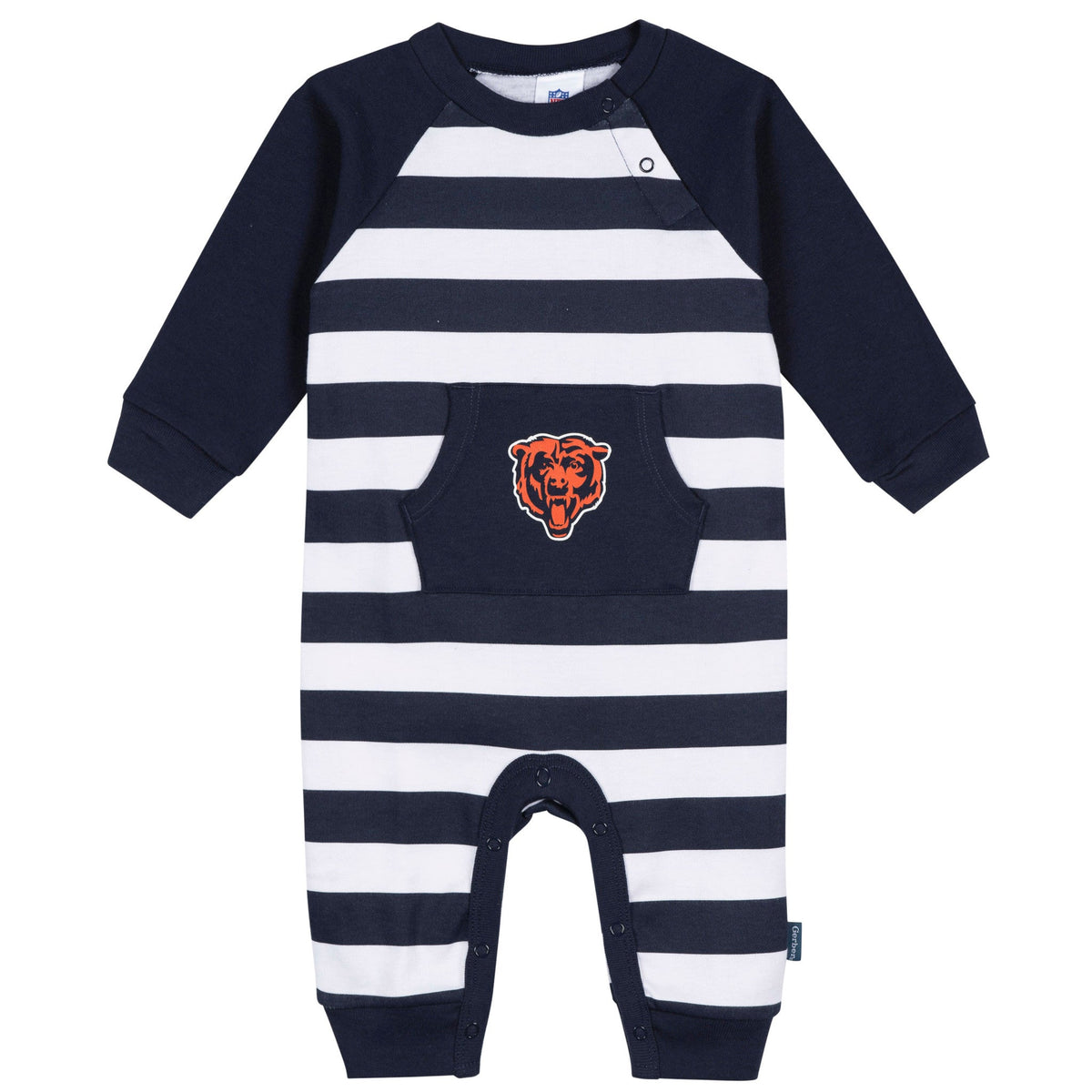 Baby Boys Chicago Bears Football Pajamas With Pouch