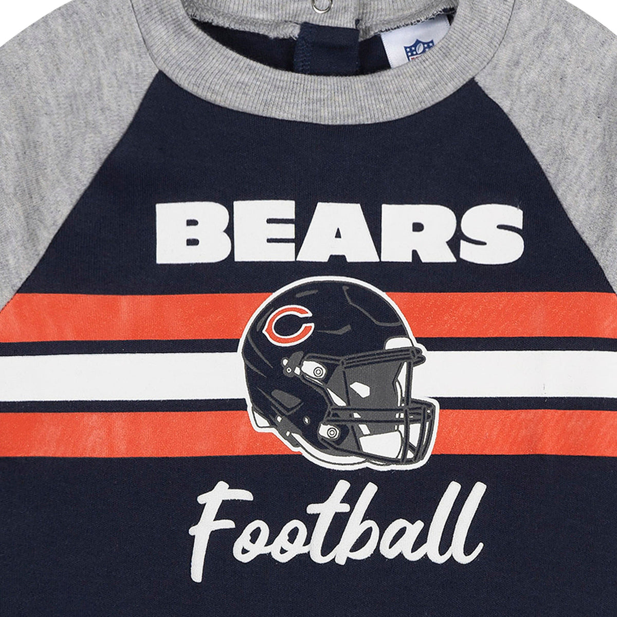 Baby Boys Chicago Bears Footed Pajamas, view 3