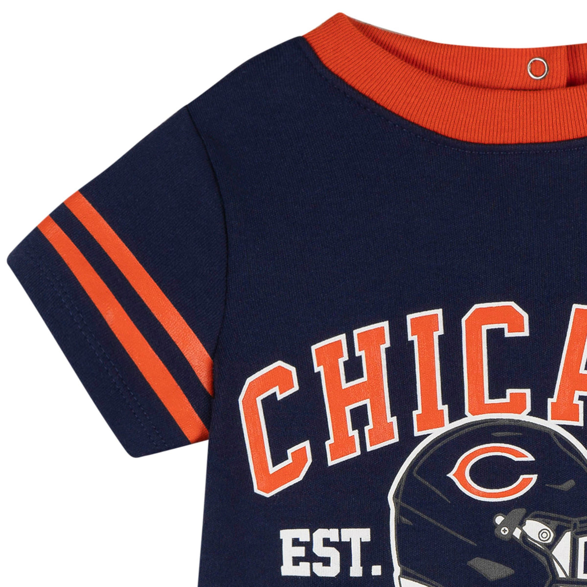 Baby Boys Chicago Bears Romper, view 3