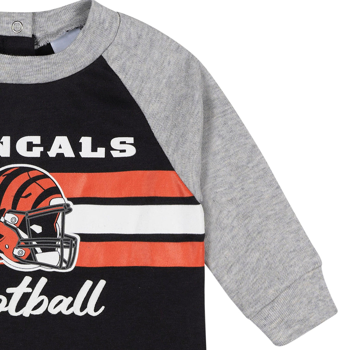 Baby Boys Cincinatti Bengals Footed Pajamas, view 2