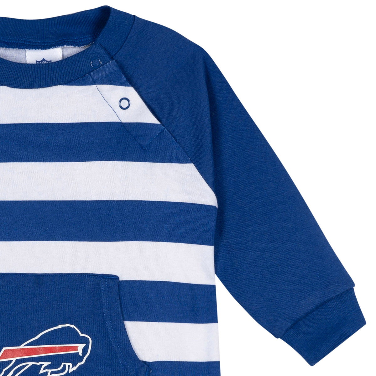 Baby Boys Buffalo Bills Football Pajamas With Pouch, view 2