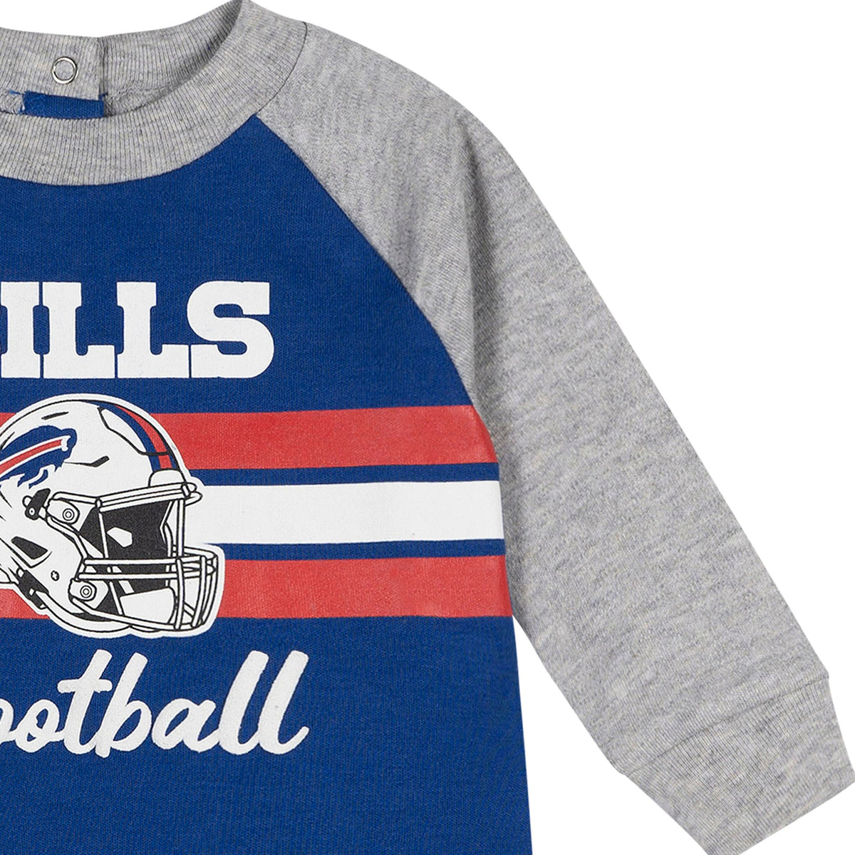 Baby Boys Buffalo Bills Footed Pajamas, view 3